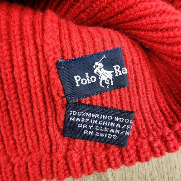 Polo Ralph Lauren 100% Merino Wool Men's Beanie Hat - Picture 4 of 4